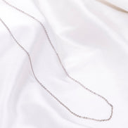 Opal Touch - Rhodium Plated Cabel Chain - Chain