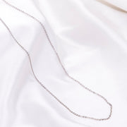 Opal Touch - Rhodium Plated Cabel Chain - Chain
