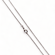 Opal Touch - Rhodium Plated Cabel Chain - Chain