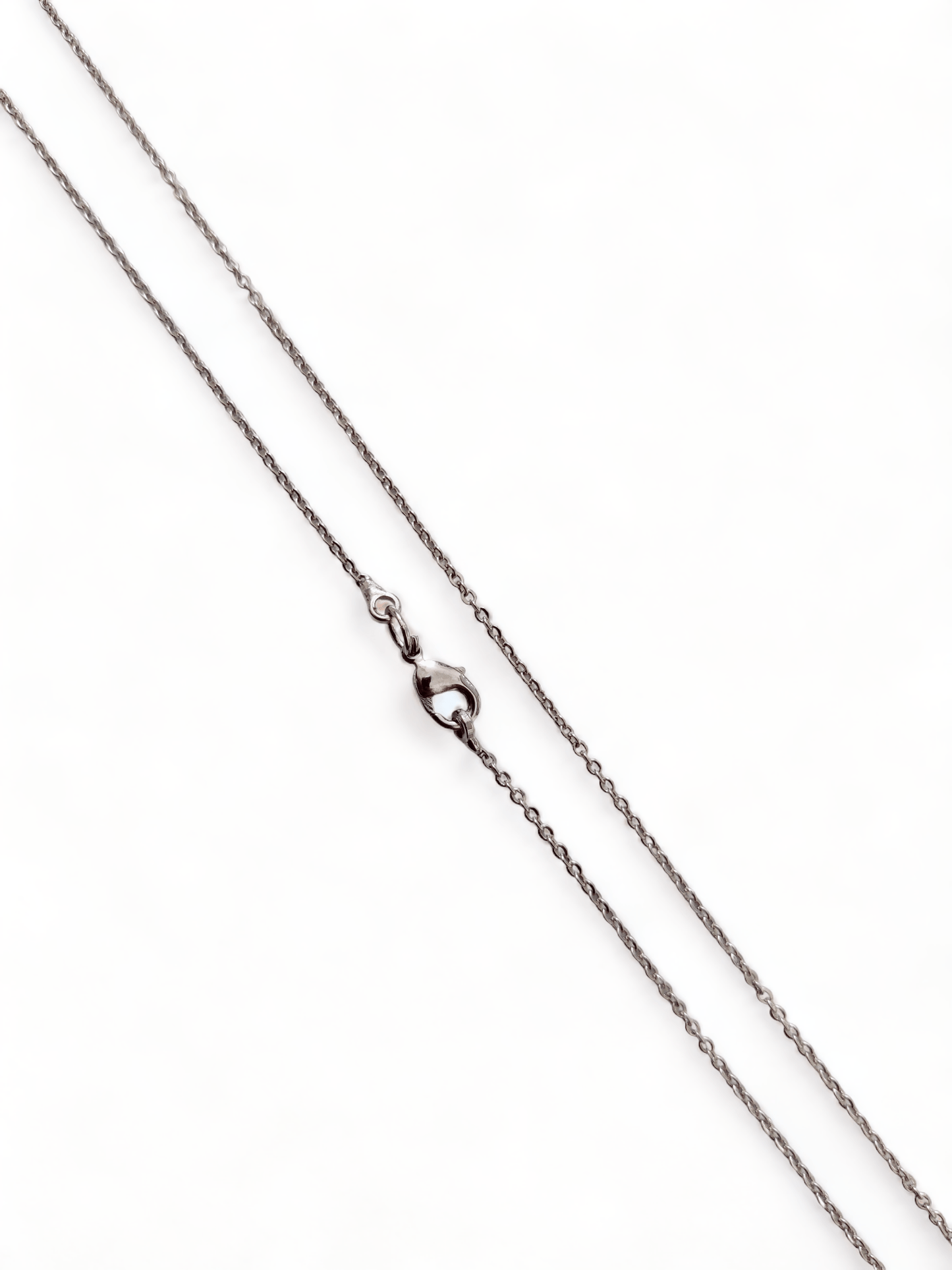 Opal Touch - Rhodium Plated Cabel Chain - Chain