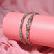 Rhodium Plated CZ Diamond Studded Bangles (Pack of 2) - Opal Touch