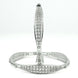 Rhodium Plated CZ Diamond Studded Bangles (Pack of 2) - Opal Touch