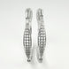 Rhodium Plated CZ Diamond Studded Bangles (Pack of 2) - Opal Touch