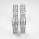 Rhodium Plated Floral CZ Diamond Bangles (Pack of 2) - Opal Touch