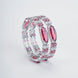 Opal Touch - Rhodium Rose Mint Bangles Set (Pack of 2) - Bangles
