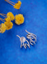 Opal Touch - Rhodium Sparkle Studs - Studs