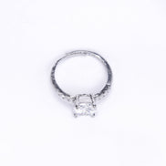 Opal Touch - Rhodium Wedding Band - Rings
