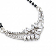 Rhodium Whisper Mangalsutra - Opal Touch
