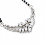 Rhodium Whisper Mangalsutra - Opal Touch
