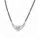 Rhodium Whisper Mangalsutra - Opal Touch