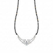 Rhodium Whisper Mangalsutra - Opal Touch