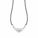 Rhodium Whisper Mangalsutra - Opal Touch