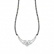 Rhodium Whisper Mangalsutra - Opal Touch