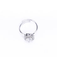 Opal Touch - Rhodium White Band - Rings