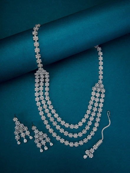 Opal Touch - Rhodium White Pearl Delight Necklace - Necklace