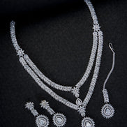 Opal Touch - Rhodium White Pearl Necklace - Necklace