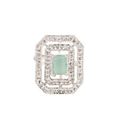 Opal Touch - Rohdium Essence Brass Ring -