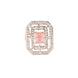 Opal Touch - Rohdium Essence Brass Ring -