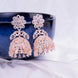 Opal Touch - Rose Flower Jhumka - Jhumka