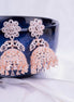 Opal Touch - Rose Flower Jhumka - Jhumka