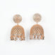 Rose Gold Bliss Jhumka - Opal Touch