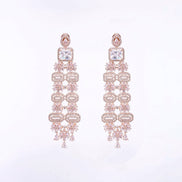 Opal Touch - Rose Gold Delight Studs - Earrings