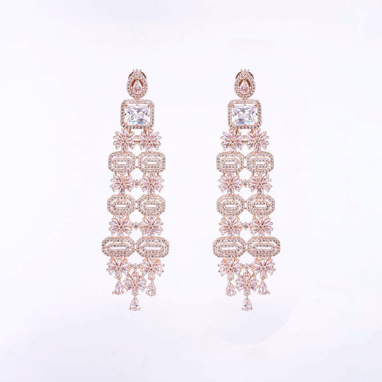 Opal Touch - Rose Gold Delight Studs - Earrings