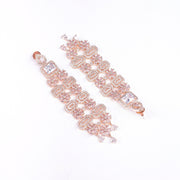 Opal Touch - Rose Gold Delight Studs - Earrings
