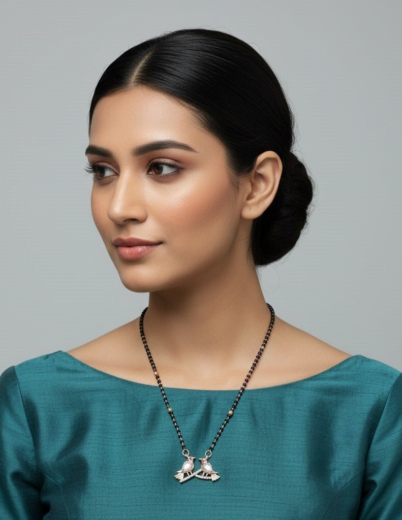 Rose Gold Essence Mangalsutra - Opal Touch