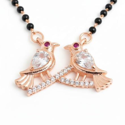 Rose Gold Essence Mangalsutra - Opal Touch