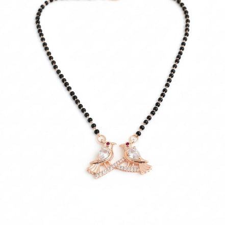 Rose Gold Essence Mangalsutra - Opal Touch