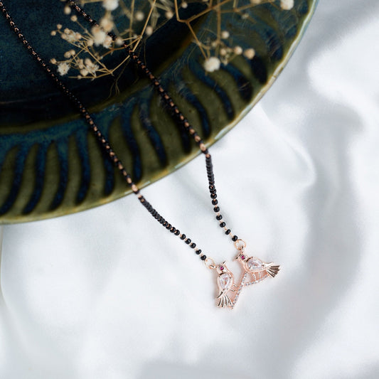 Mangalsutra - Rose Gold Essence Mangalsutra - Opal Touch