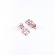 Opal Touch - Rose Gold Harmony Earrings - Earrings