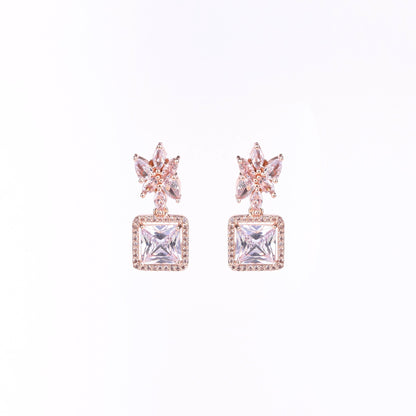 Opal Touch - Rose Gold Harmony Earrings - Earrings