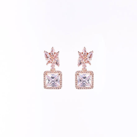 Opal Touch - Rose Gold Harmony Earrings - Earrings