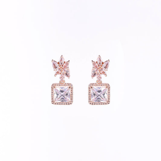 Opal Touch - Rose Gold Harmony Earrings - Earrings