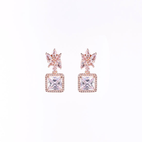 Opal Touch - Rose Gold Harmony Earrings - Earrings