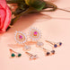 Opal Touch - Rose Gold Plated 5 Color Changeable Earrings - Earrings