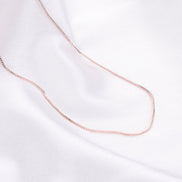 Opal Touch - Rose Gold Plated Box Chain - Chain