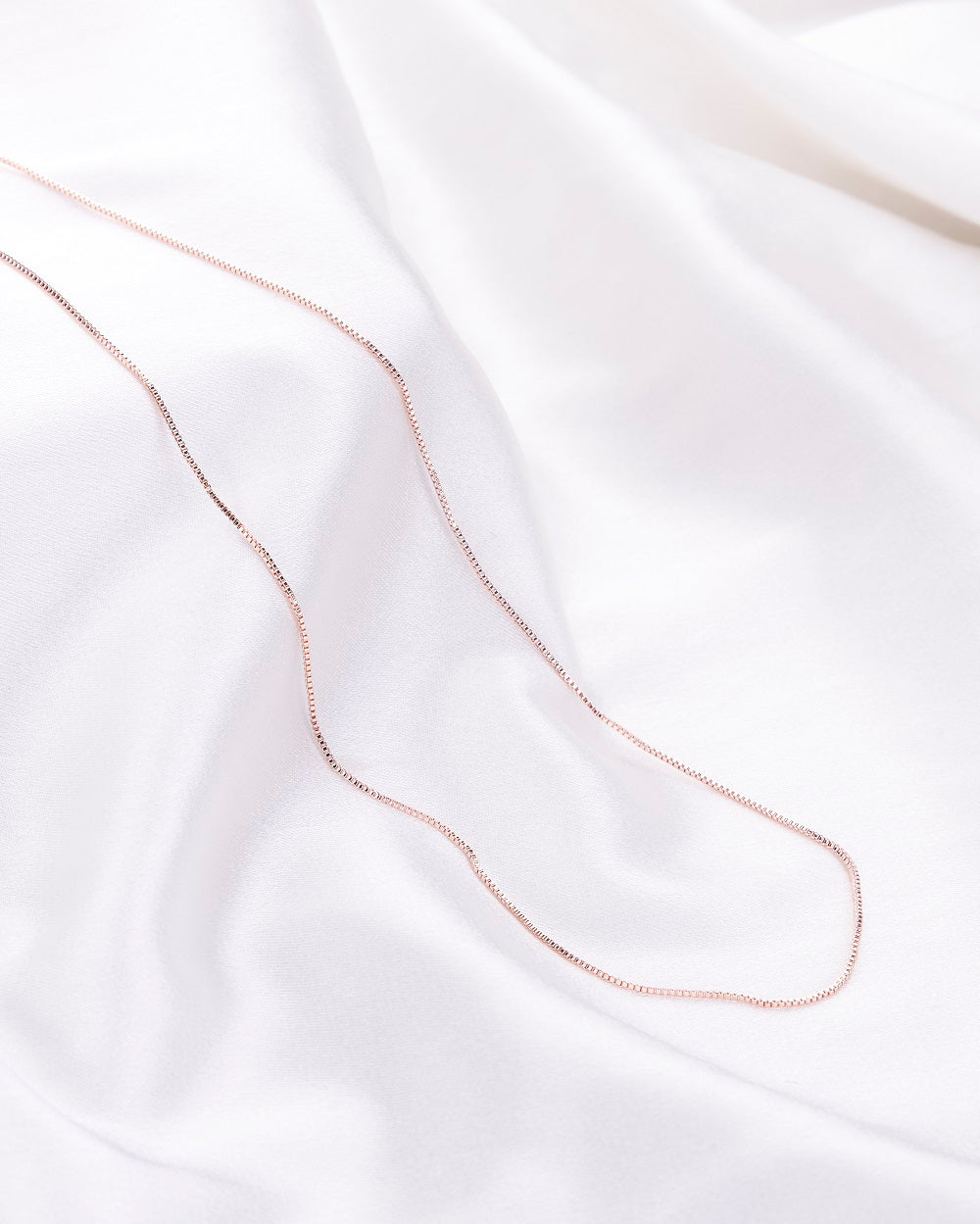 Opal Touch - Rose Gold Plated Box Chain - Chain