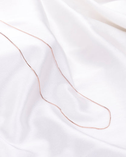 Opal Touch - Rose Gold Plated Box Chain - Chain