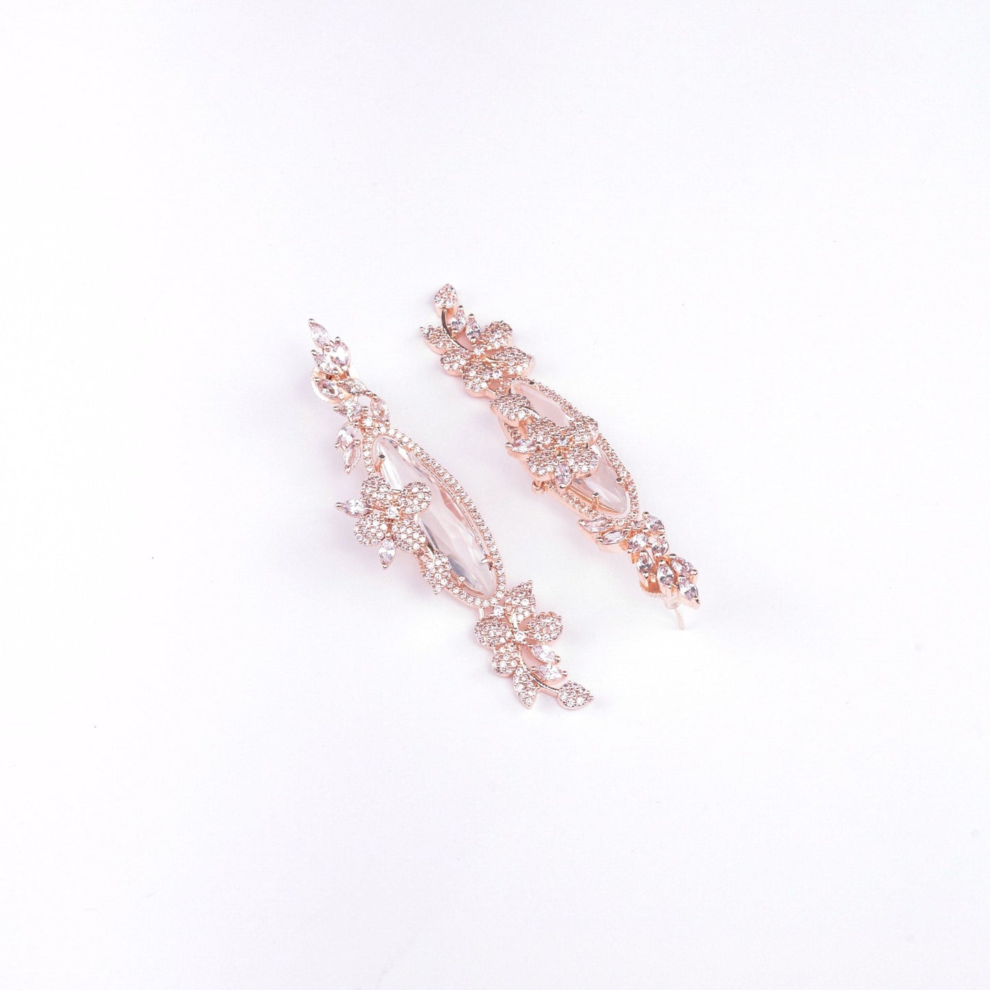 Opal Touch - Rose Gold Serenade Earrings - Earrings