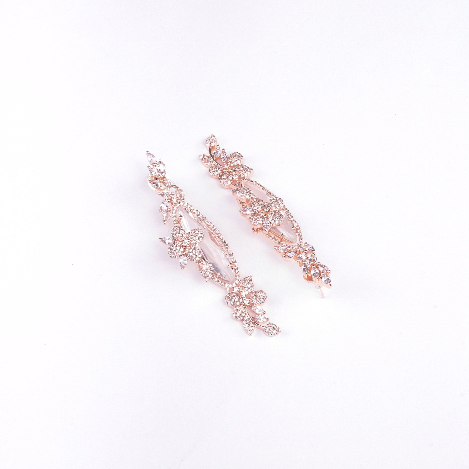 Opal Touch - Rose Gold Serenade Earrings - Earrings