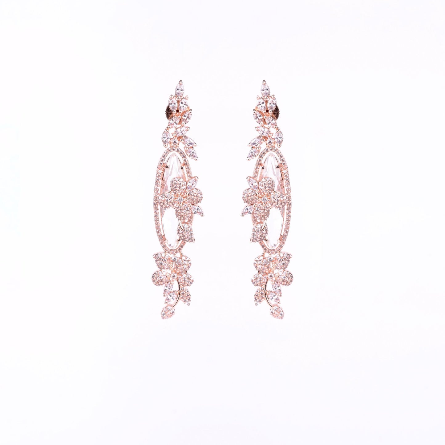 Opal Touch - Rose Gold Serenade Earrings - Earrings