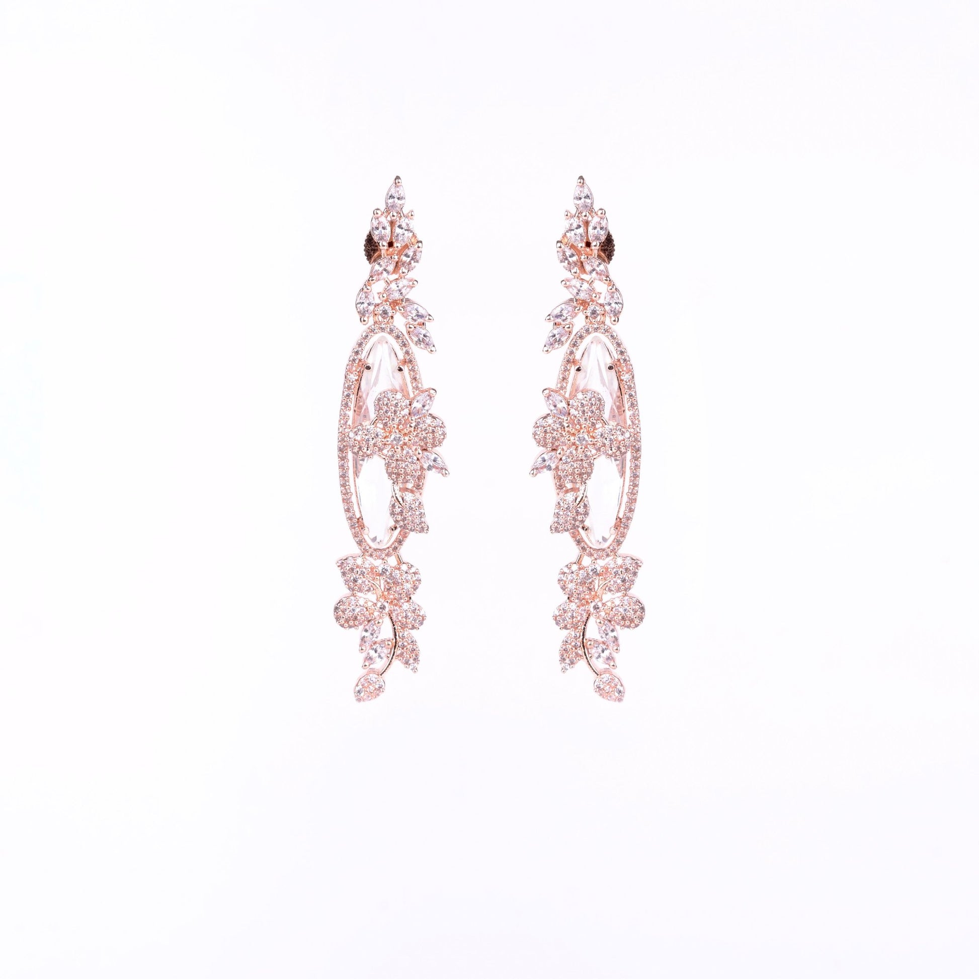 Opal Touch - Rose Gold Serenade Earrings - Earrings