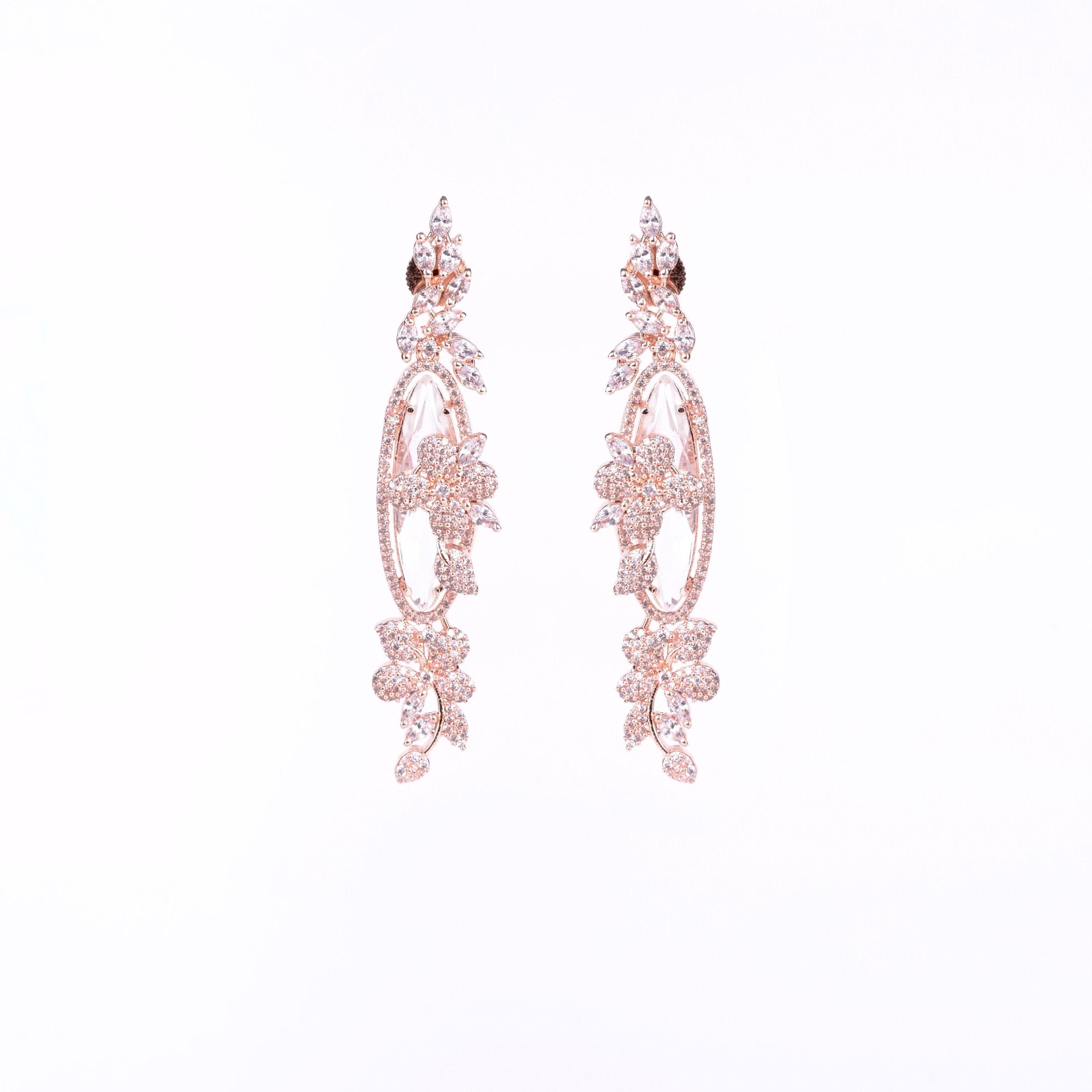 Opal Touch - Rose Gold Serenade Earrings - Earrings