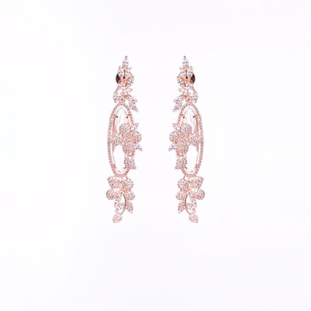 Opal Touch - Rose Gold Serenade Earrings - Earrings