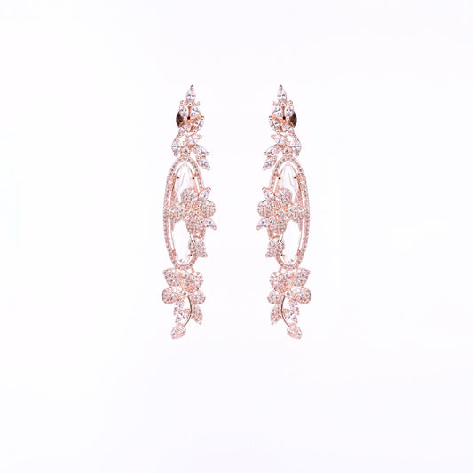Opal Touch - Rose Gold Serenade Earrings - Earrings
