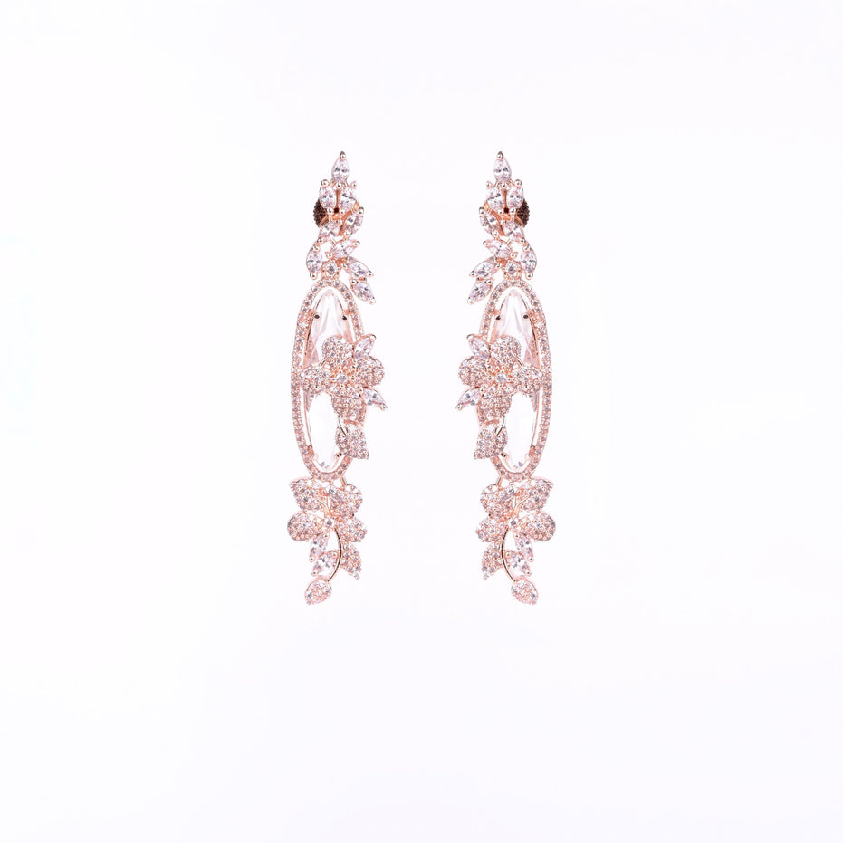 Opal Touch - Rose Gold Serenade Earrings - Earrings
