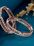Opal Touch - Rose Gold Splendor Bangles Set (Pack of 2) - Bangles